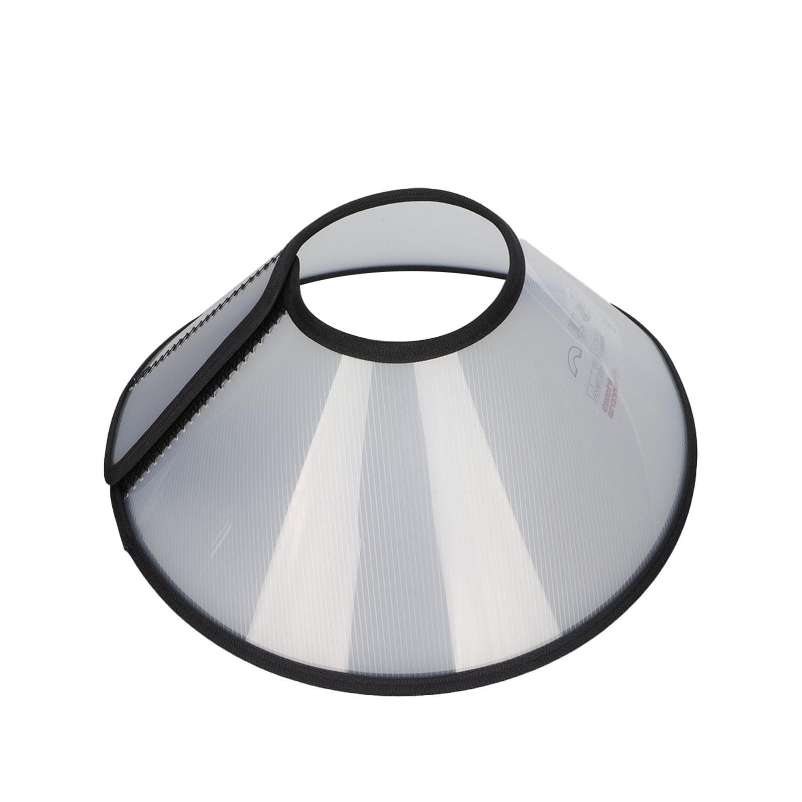 Pet Cone Collar Adjustable Prevent Bite Protective Translucent After Surgery Dog Recovery Collar 7