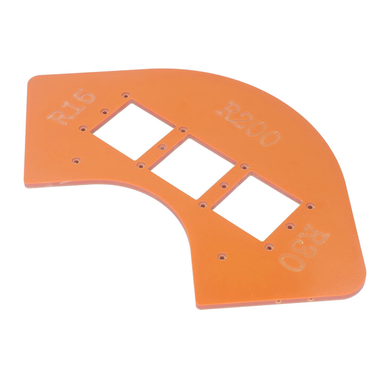 Radius Jig Router Template R15 R30 R100 R200 Woodworking Corner Radius Guide for Cabinet Wardrobe