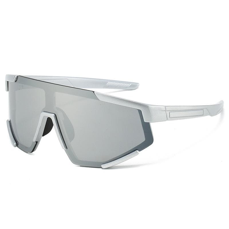 UV Protection Cycling Sunglasses Windproof Mirror Lens Sport Eyewear For Men Women Road Riding Bike Glasses as picture