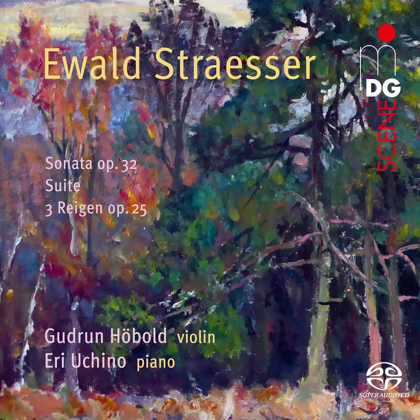 CD GUDRUN HOBOLD, URI UCHINO; EWALD ST - Works for Violin & Piano Non Japan Classical Used