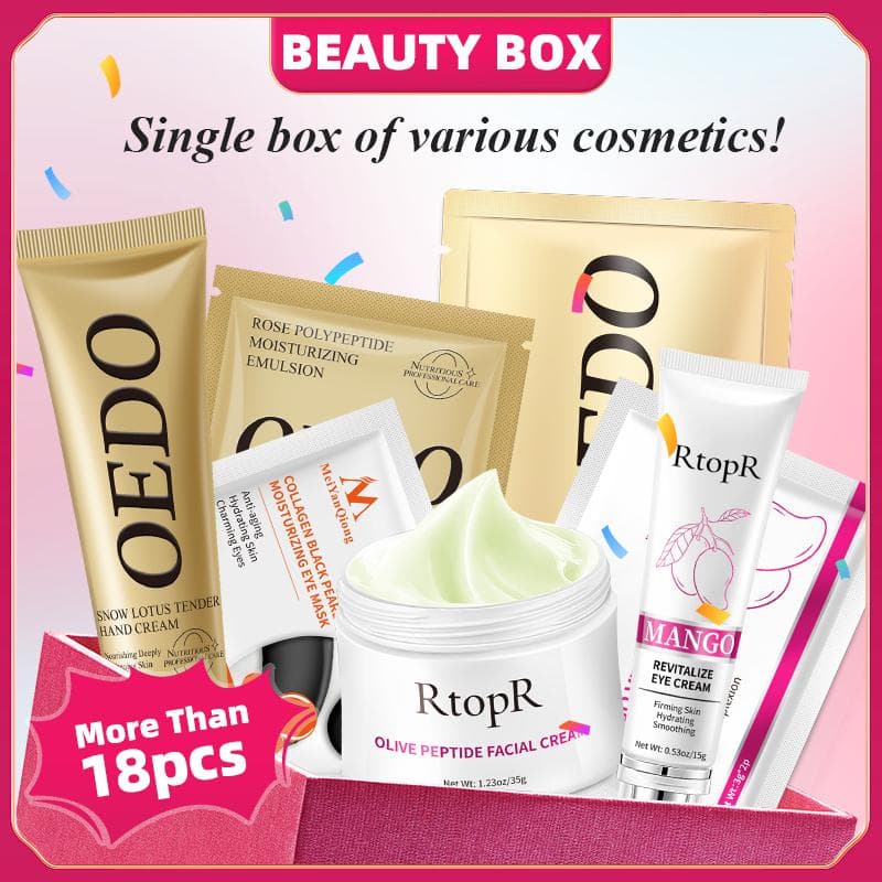 18 Skin Care Products Surprise Gift Boxes Bring You a Different Try 1Box