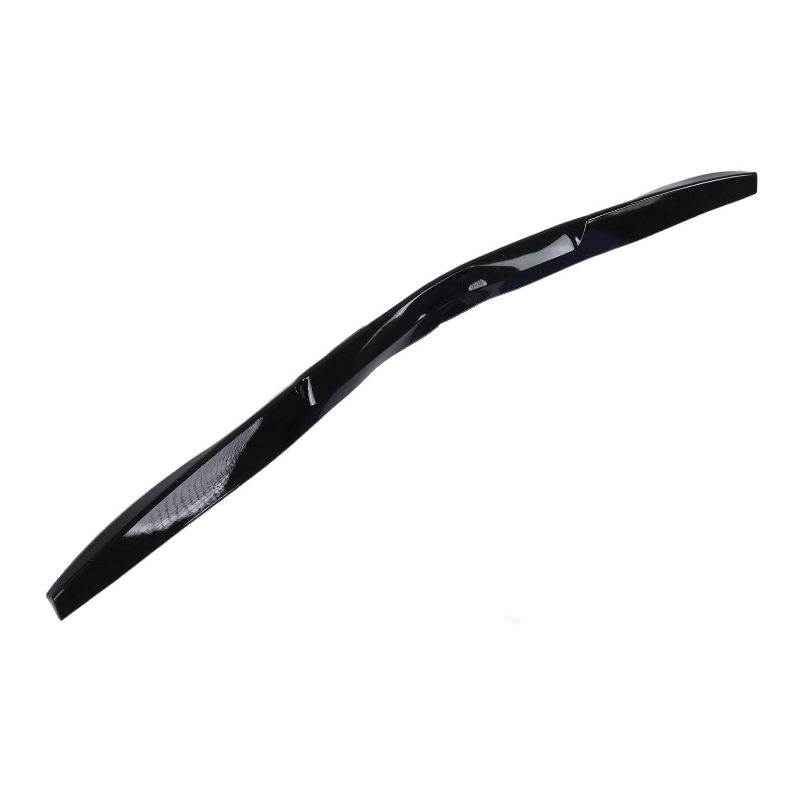 Universal Gloss Black Car Rear Trunk Spoiler Lip Rubber Spoiler Wing 120cm47.24in X 7cm2.76in