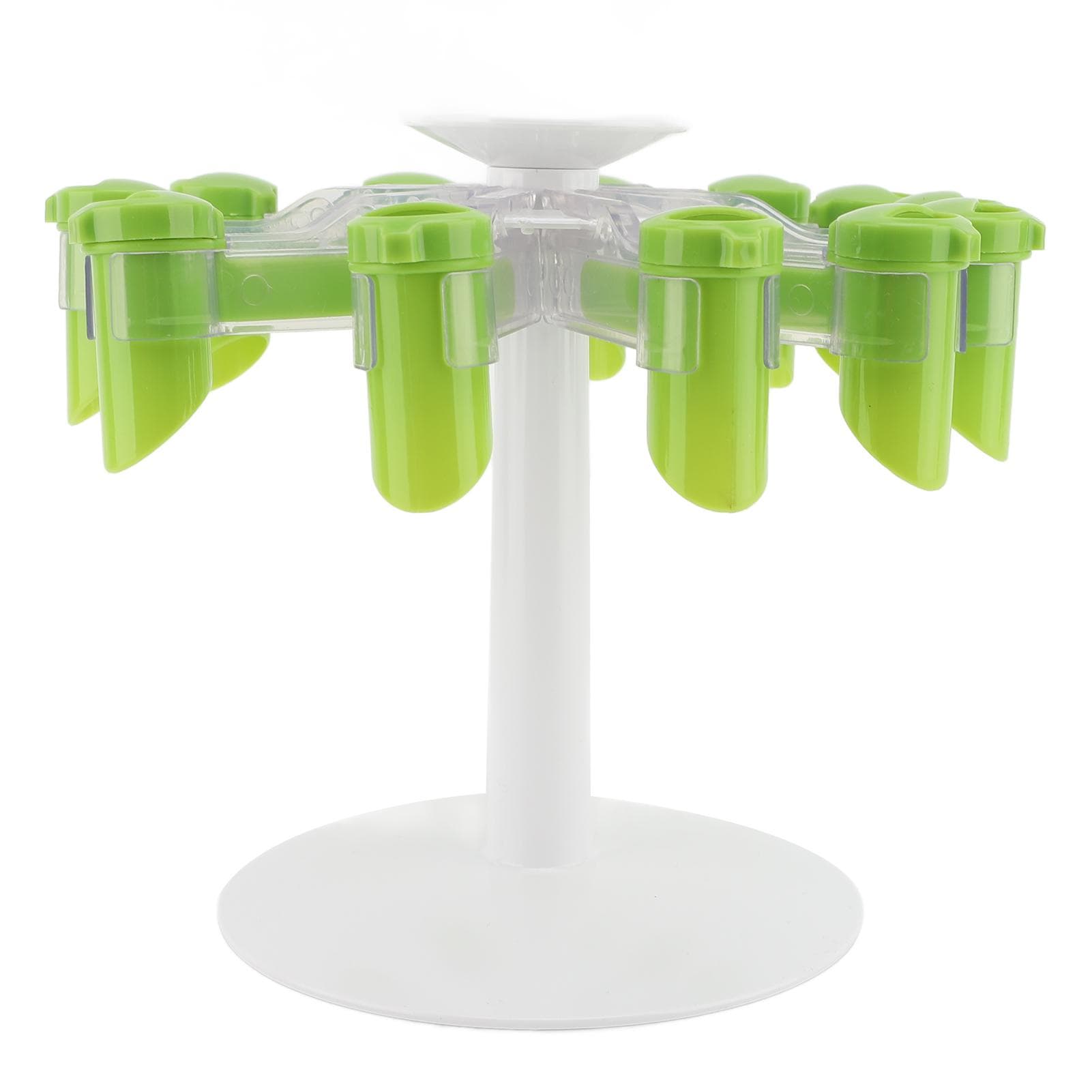 Rotating Seasoning Bag Rack ABS PP Sealing Clip Rotating Spice Bag Storage Organizer for Kitchen