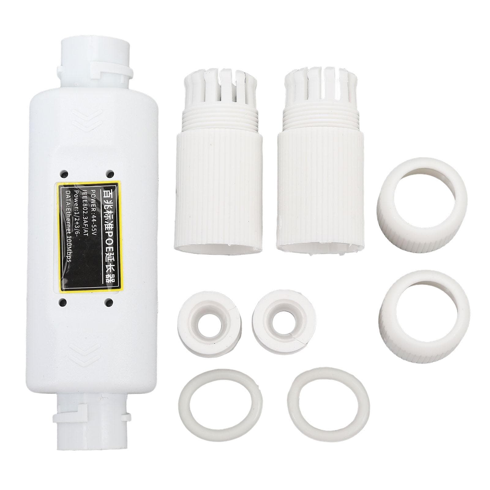 POE Combiner Splitter Adapter IEEE802.3AF AT Standard 10 100Mbps Waterproof Extension Ethernet