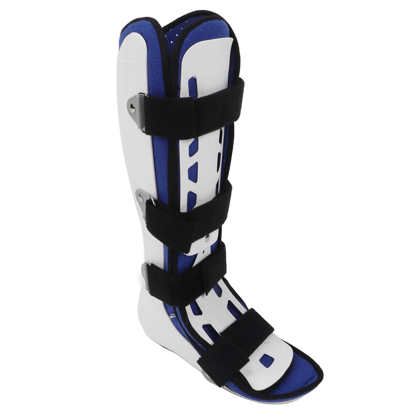 Foot Brace Boot Full Cover Breathable Adjustable Slip Resistant Lightweight Ankle Brace for Healing right foot L