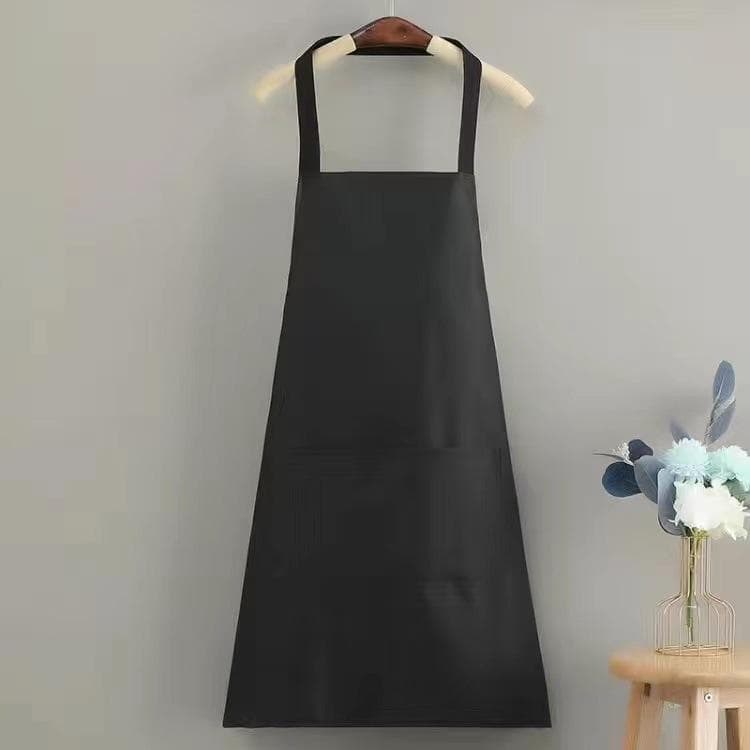 Korean Style Waterproof Cooking Aprons with Custom Logo for Home and Work 72x68 cm