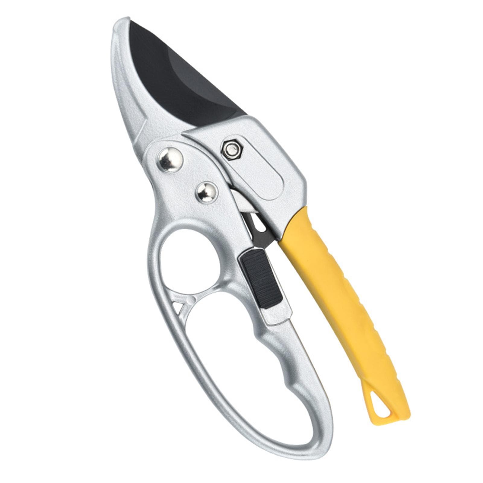 Secateurs Steel Blade Pruning Shears with Ergonomic Handles Gardening Pruning Scissors Bonsai silver