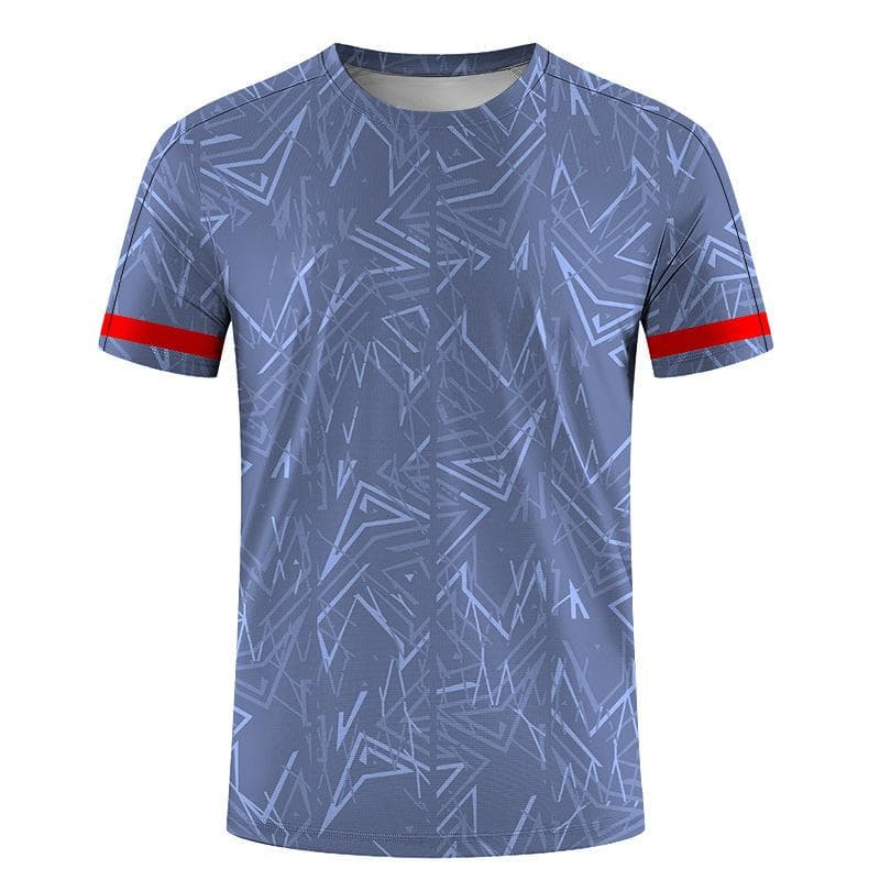 New Summer Men's Sports Top 3D Digital Printed Loose Short Sleeve Round Neck T-shirt XL