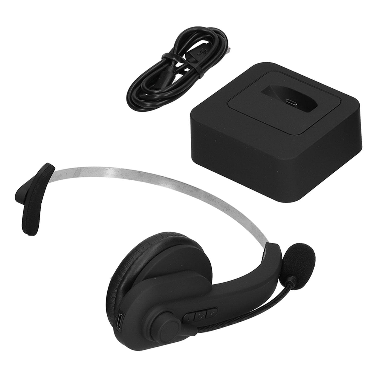 Wireless Headset Noise Cancelling Bluetooth 5.0 Telephone Headset with Microphone