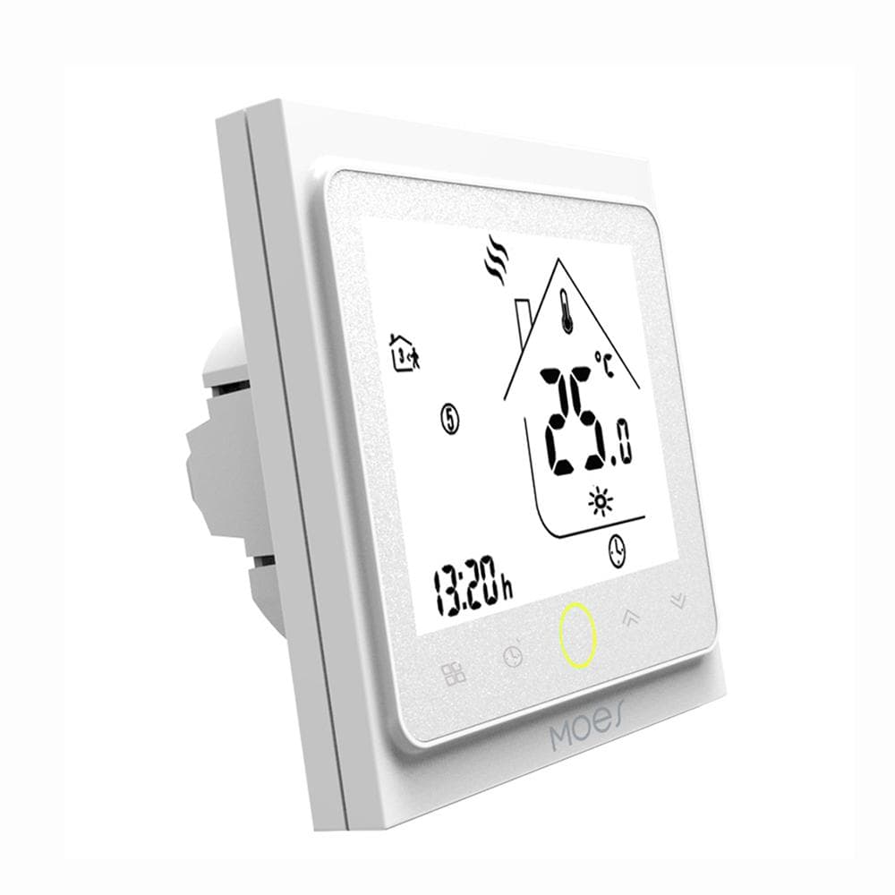 MOES Wi-Fi Smart Thermostat Temperature Controller APP Control 5A Compatible with Alexa / Google No Wifi white