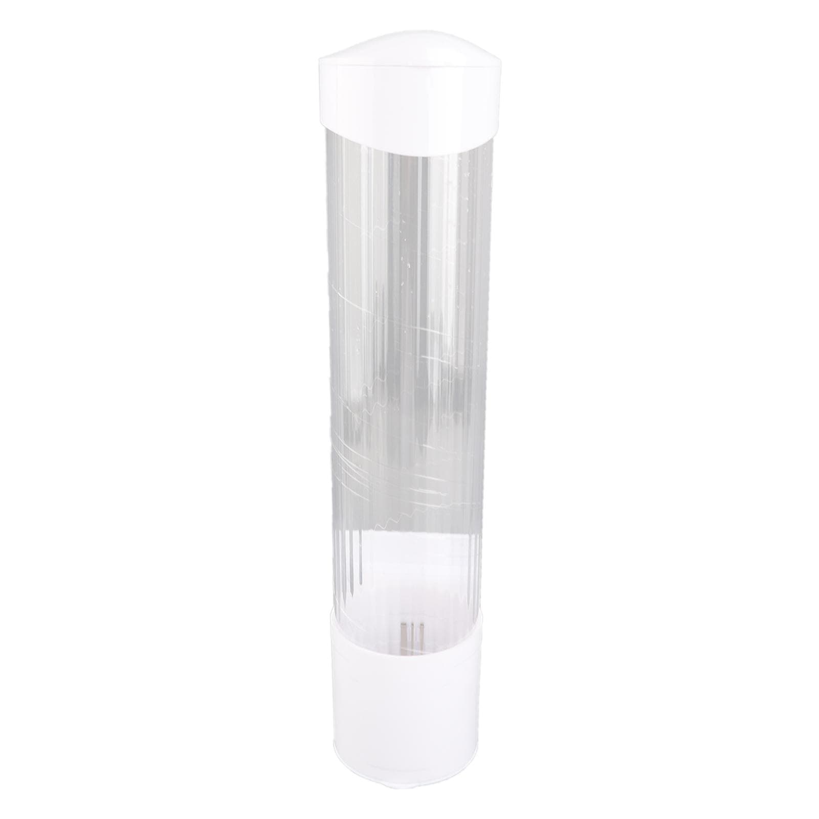 Anti Dust Paper Cup Dispenser Plastic Holder 7.5cm 50 Cups Convenient Container