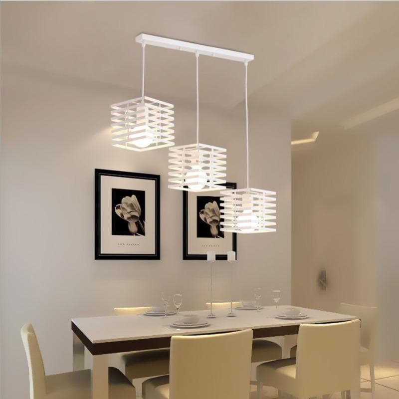 Dining Room Pendant Lights Industrial Style Bar Bedroom Dining Room Lights Simple Modern Aisle Dining Pendant Light Fixtures white