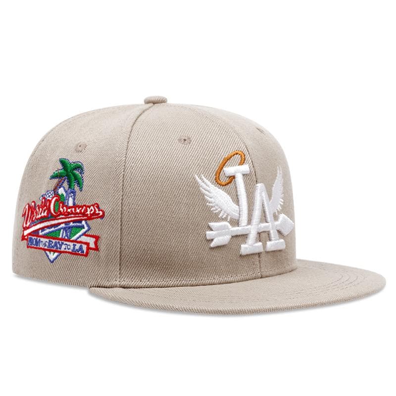 New Fashion LA Wings Baseball Cap For Men Mesh Fishing Snapback Hat Breathable Trucker Hats For Women Caps Adjustable khaki