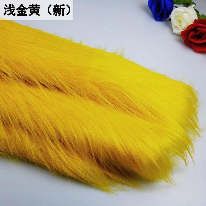 100x180cm Long Faux Fur Fabric Carpet Clothes Doll Plush Stuffed Toy for Needlework DIY Handmade Sewing Accessories 50x180cm