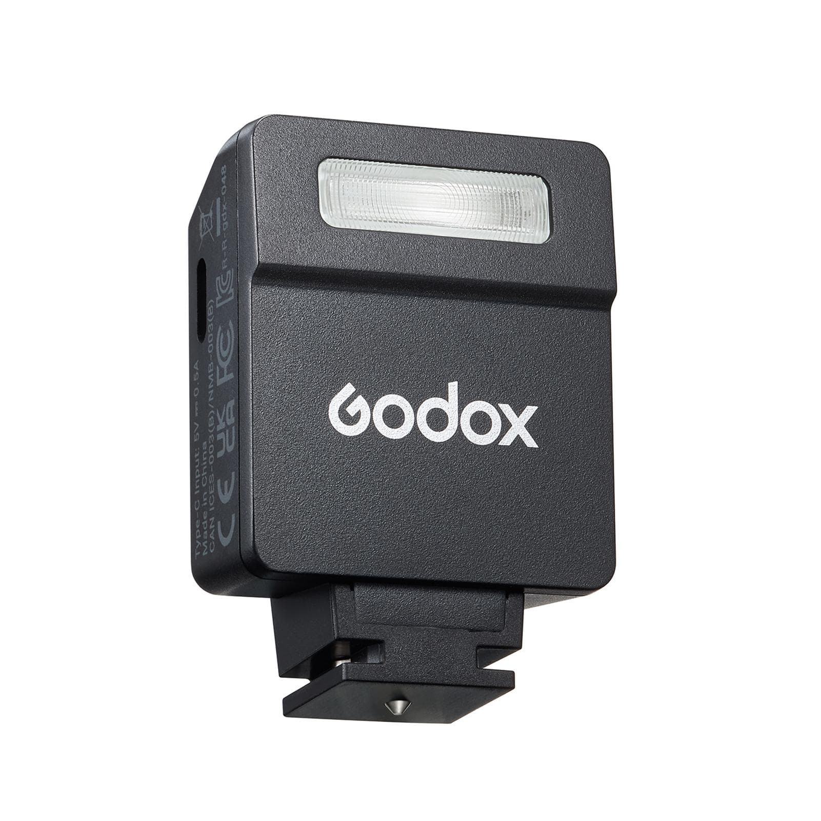 Godox iM22 Mini Camera Flash On-Camera Flash Speedlite 5 Power Levels 3s Recycle Time 440 Full black