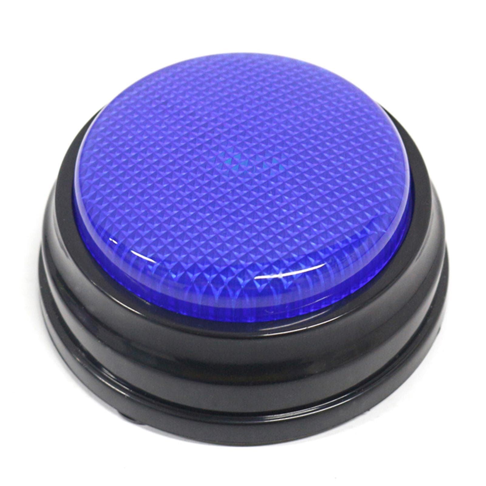 Recordable Talking Button with Led Function Learning Resources Buzzers Blue Type1- 1pcs blue