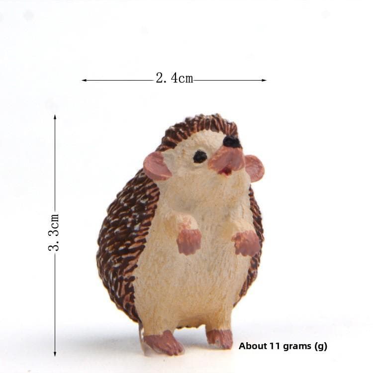 Hedgehog Resin Figurine Miniature Garden Decor For Birthday Gift And Home Office Climbing