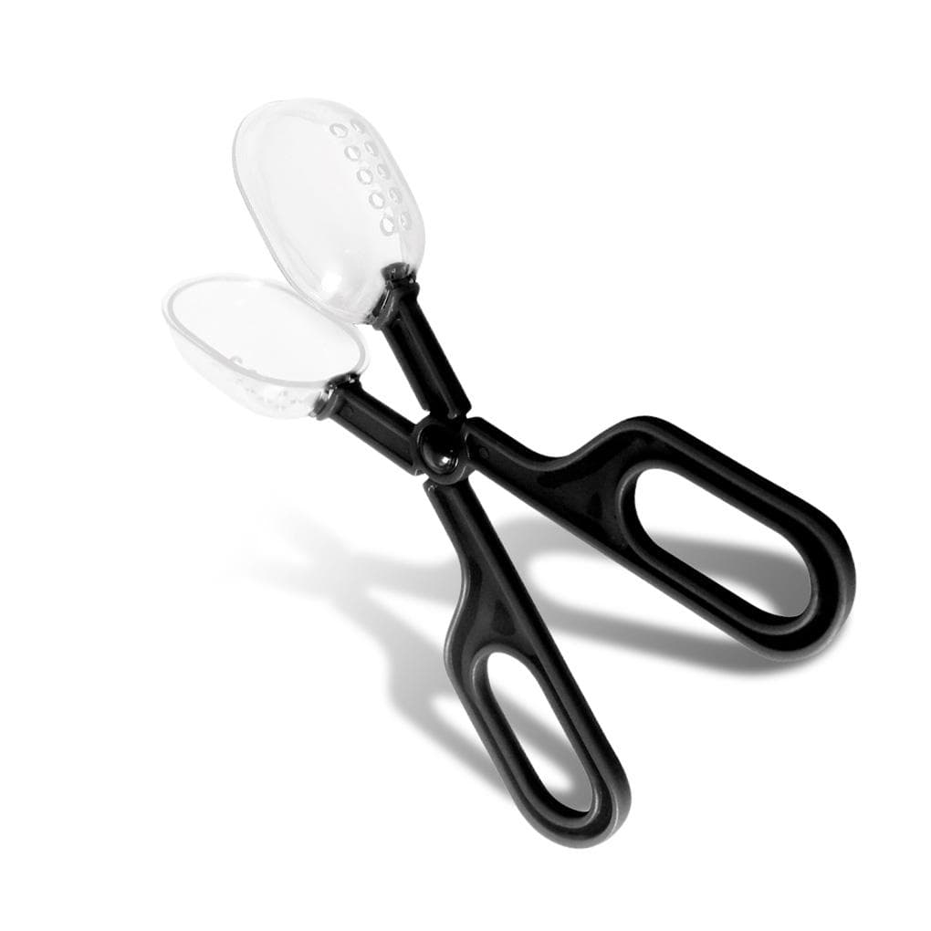 New Portable Insect Catcher Scissor Indoor Outdoor Aquarium Bug Scooper Clamp Feeding Tool Tong Tweezer Nature Exploration Toy black