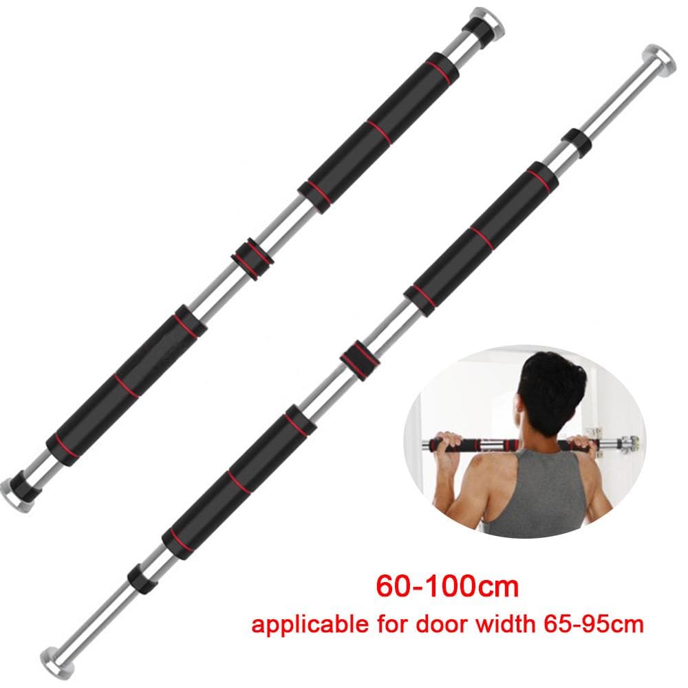 Door Horizontal Bars Steel Adjustable Home Gym Workout Chin Push Up Pull Up Training Bar Sport 60-100cm