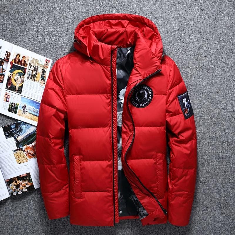 Fashion Winter Hooded Duck Down Jacket Men's Warm High-quality Down Jacket Men's Casual Winter Jacket Down Parka XXXXL