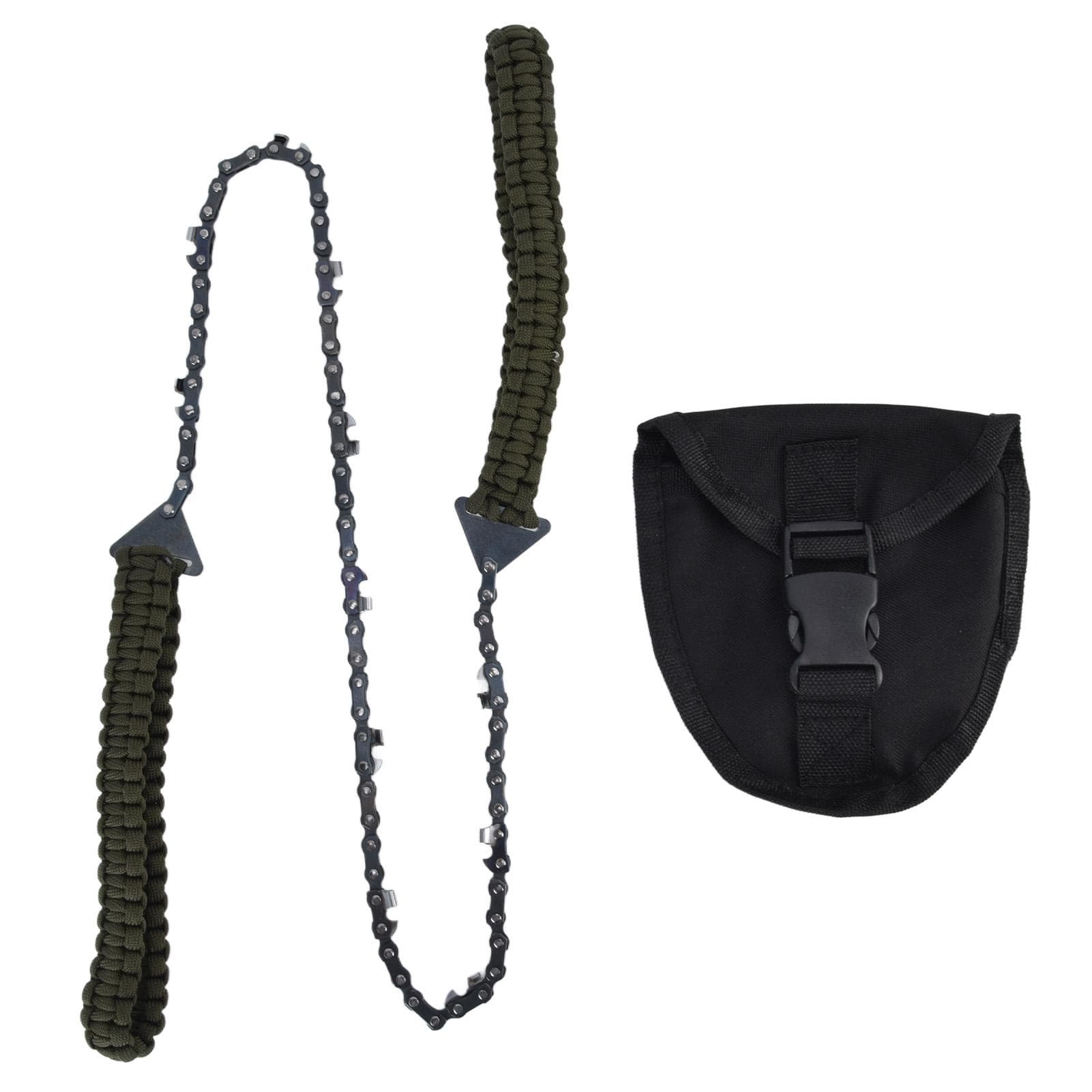 24in Pocket Chain Saw Outdoor Camping Hand Rope Chain Saw Portable Wood Cutting Pocket Chainsaw for