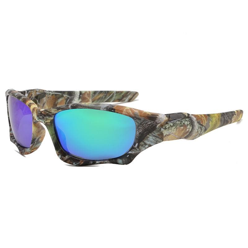 Men's Polarized Tactical Windproof Sunglasses - Military Green, Sports Style Polarized