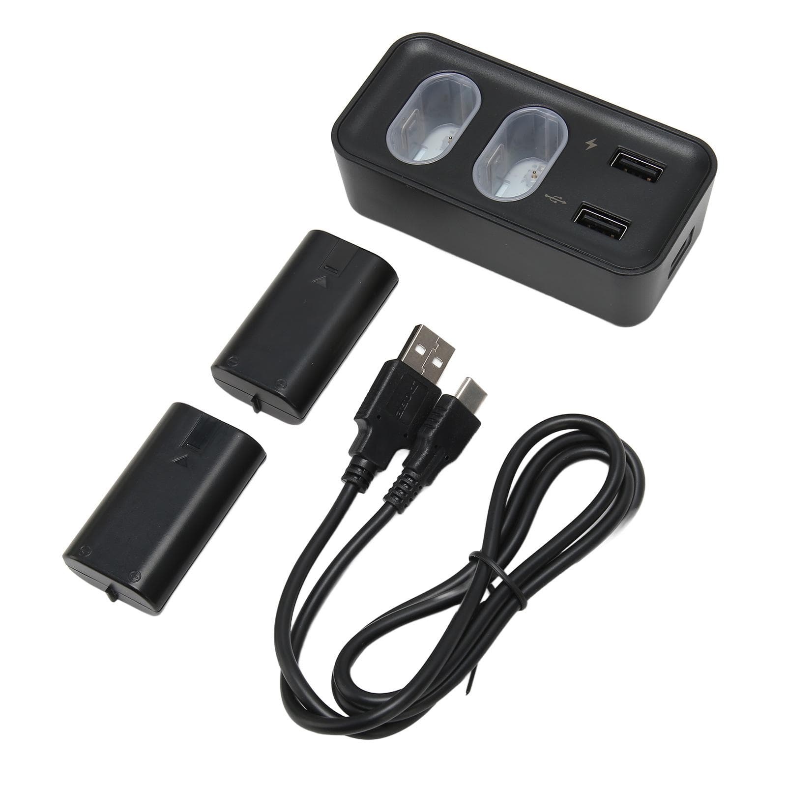 Controller Battery Pack 2pcs 800mAh Rechargeable Batteries with USB Charger Station for Xbox One X