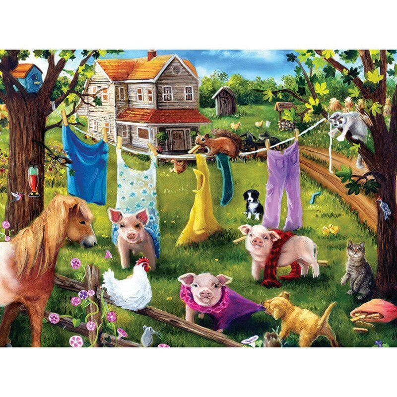 Full Round DIY Diamond Embroidery Animal Park 5D Diamond Painting Rhinestone Mosaic Home Decor 20X30CM