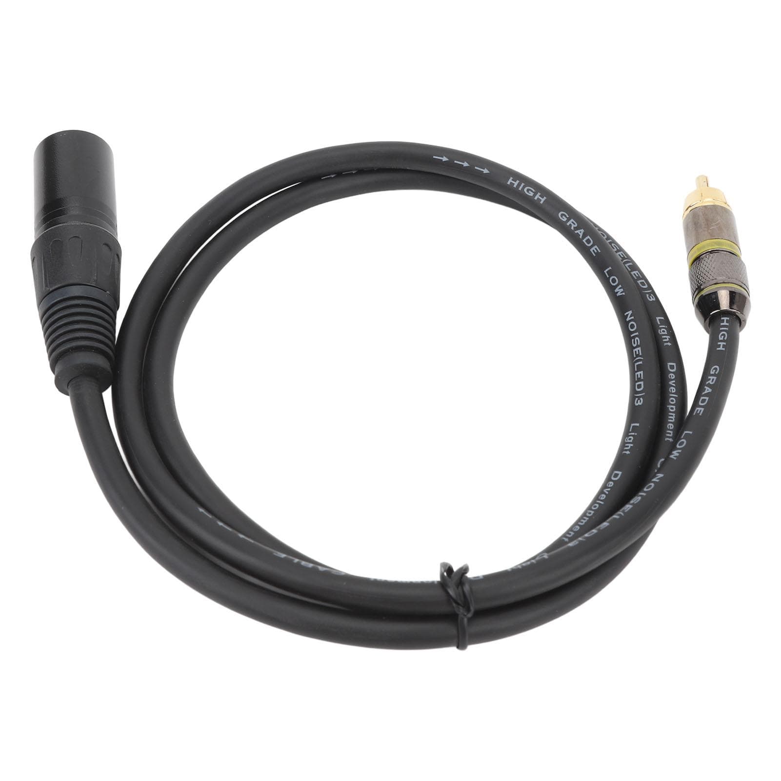 XLR Male to Male Cable OFC Core Woven Wire Gold Plated Connector XLR to Sound Extension Cable for