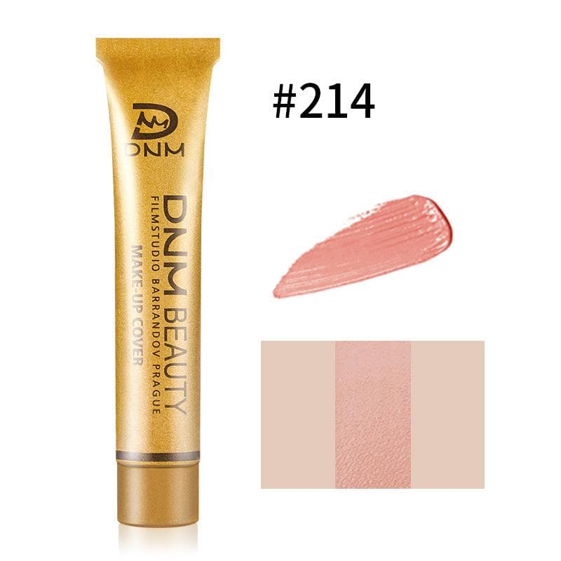 DNM Small Gold Tube Concealer Foundation Cream Concealer for Acne Marks and Dark Circles