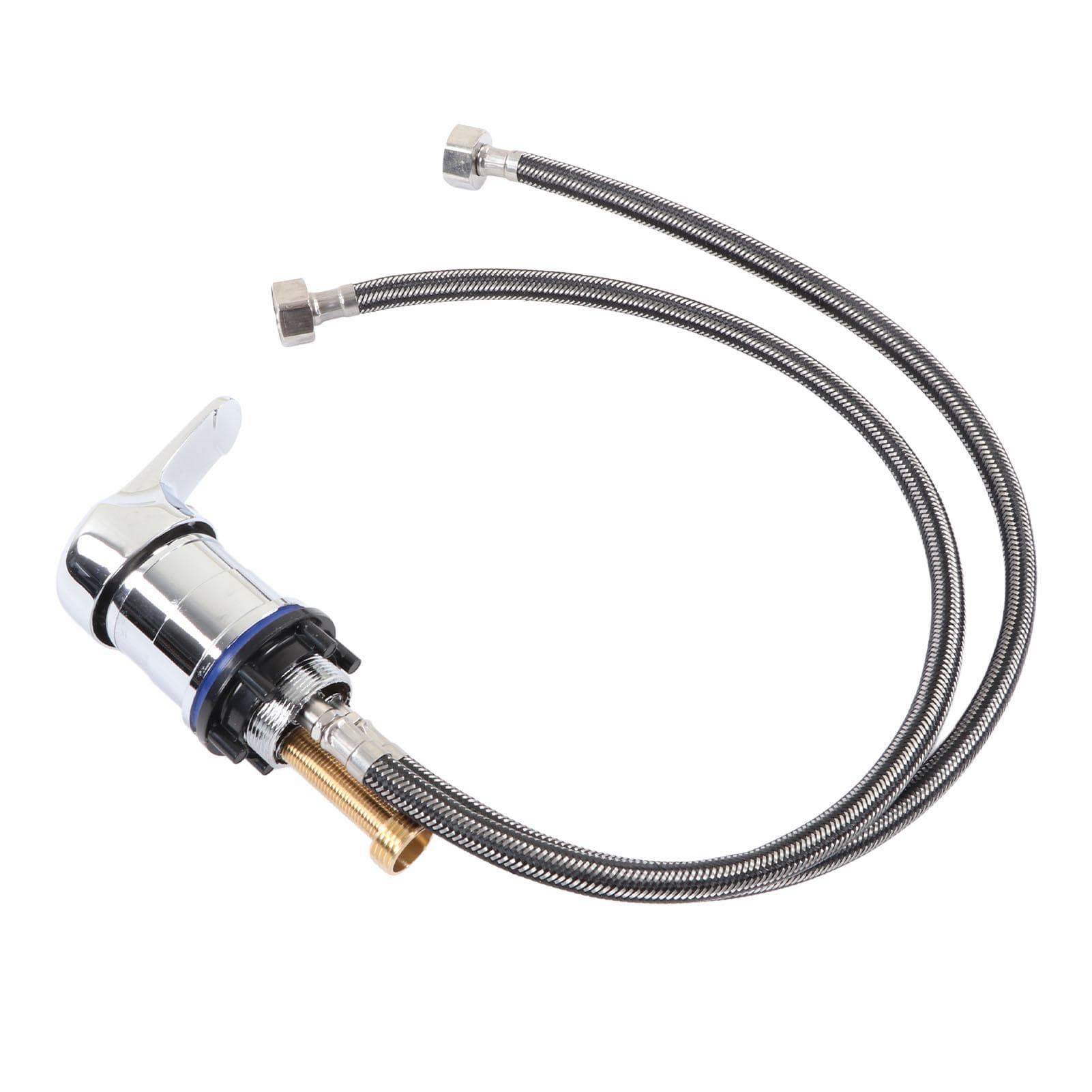 60cm Shampoo Bed Faucet Hair Salon Accessories Zinc Alloy Shampoo Bed Chair Valve for Barber Shop