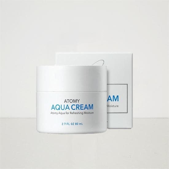 Atomy Aqua Cream 80ml,Nature moisture energy supply gives hydration recharge on the skin,Long-lasting effect of hydro mask that reduces moisture loss.