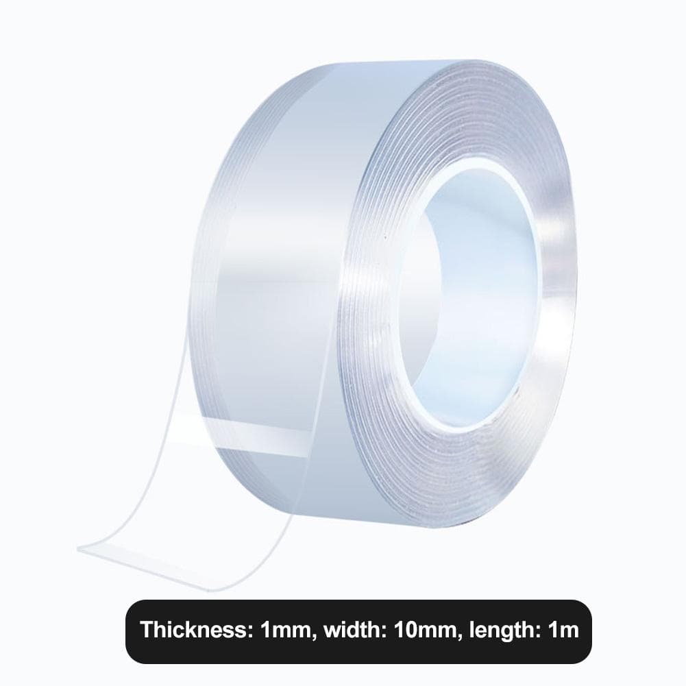1/2/3/5M Nano Tape Tracsless Double Sided Tape Transparent No Trace Reusable Waterproof Adhesive Tape Cleanable 1m