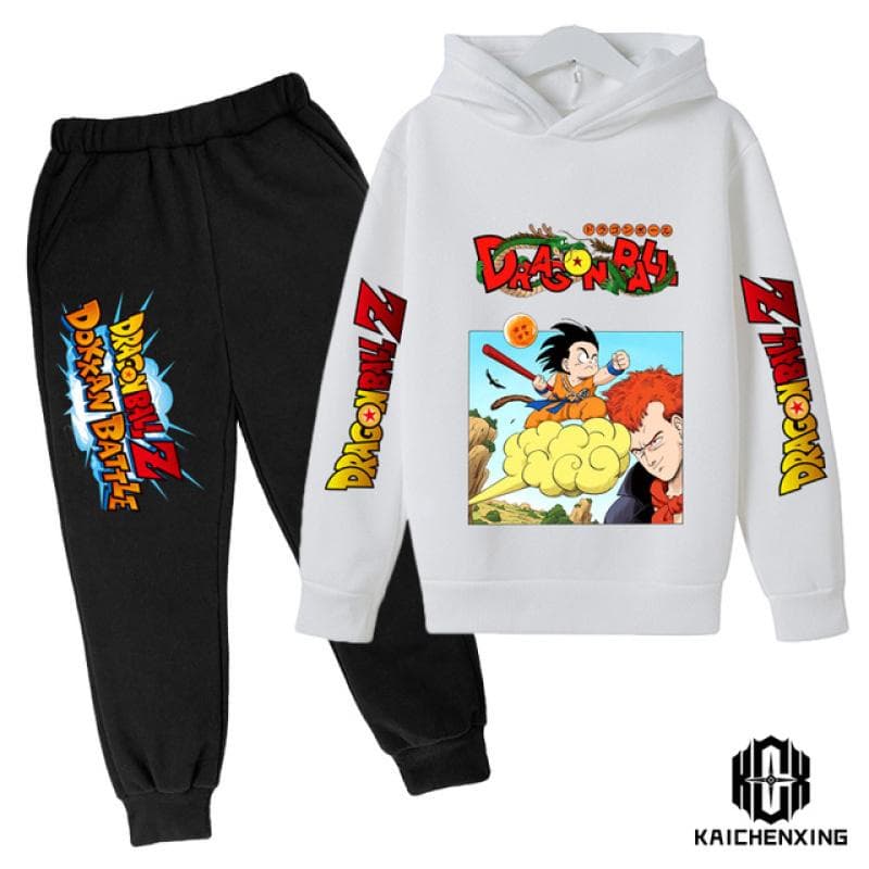 Anime Dragon Ball Z Hoodie Set For Boys Clothes Kids Hoodies Anime Clothes Goku Hoodie Girls Sweatshirt Children 3-14y 100