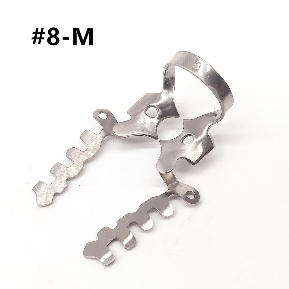 Dental Multi-Funtional Rubber Dam Clamp Dental Special Clips Clamps Stainless Steel Dentist Ortho Material Tool 1 piece NO.8-M
