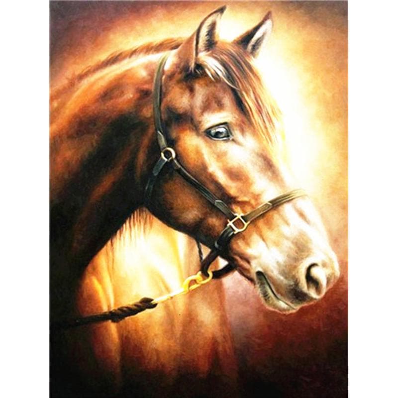 5D Diamond Painting Horse Diamond Embroidery Animals Picture Diy Mosaic Cross Stitch Home Decor 20X30CM