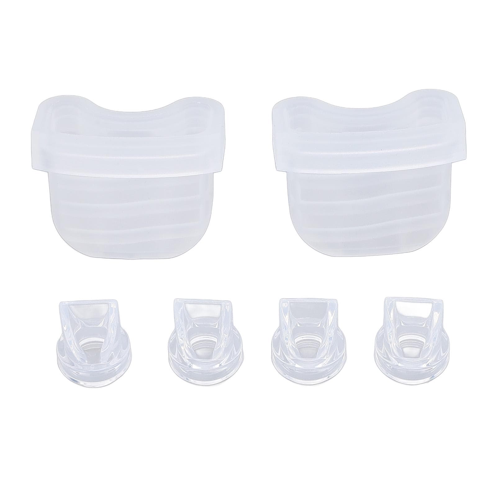 4pcs Duckbill Valves and 2pcs Silicone Diaphragm Fit for S21 Breastfeeding Pump Replacement