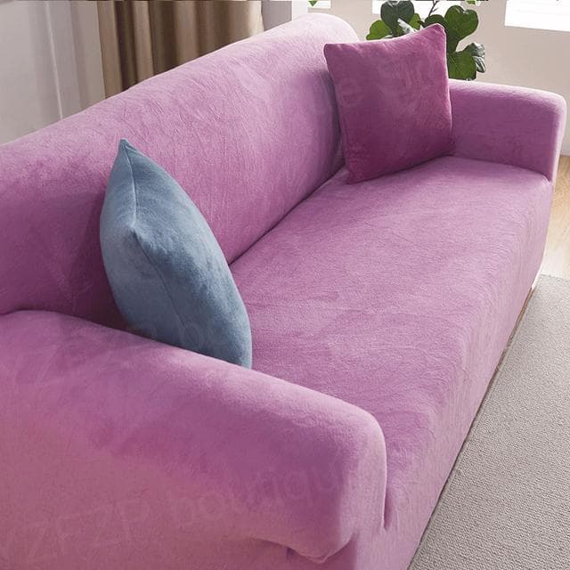 Multi -Color Plush Stretch Sofa Cover Special Price Couch Slipcovers Elastic Furniture Protector For Living Room 4 Seat Sofa