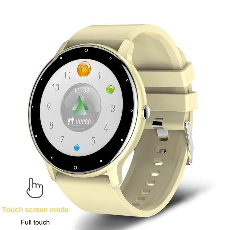Smart Watch Men Ladies Full Touch Screen Heart Rate Detection Sports Fitness Call Pedometer Waterproof Watch for Android IOS