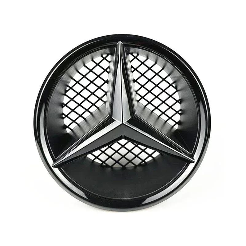 3D Car Grill Emblem Star Badge Front Grill Logo For Mercedes Benz W204 W205 W213 X253 A B C E S CLA GLB GLC GLE GLS Accessories1 W205 185mm