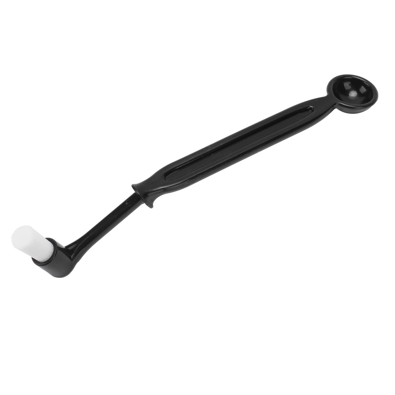 Coffee Machine Head Cleaning Brush Black Multifunction Plastic Brewing Head Cleaning Tool for Home L(for 6.5-9kg)