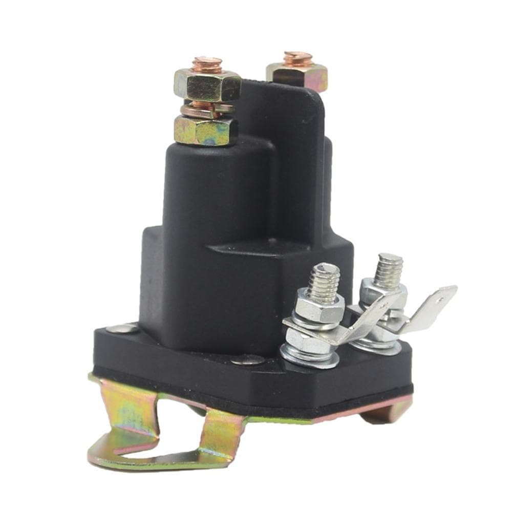12VDC 1171197 Starter Solenoid 4Terminal Starter Relay Solenoid Replacement for Toro Exmark black