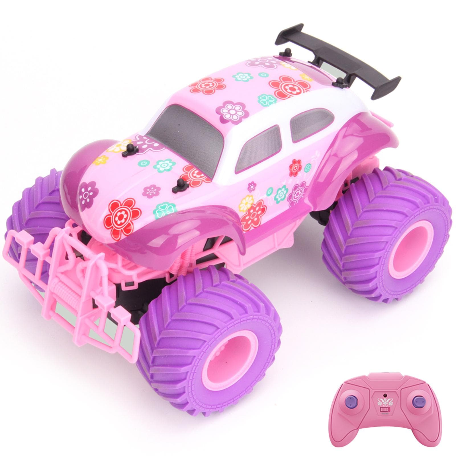 Remote Control Car for Girls 2.4GHz Cute Pink Purple Remote Control Climbing Car Rechargeable 1 Battery purple/pink