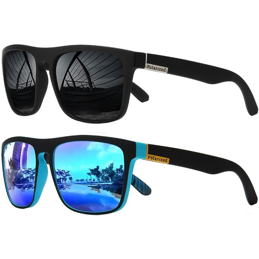 1/2Pack Fashion Rectangle Sunglasses Men Women Vintage Designer Sport Sun Glasses UV Protection