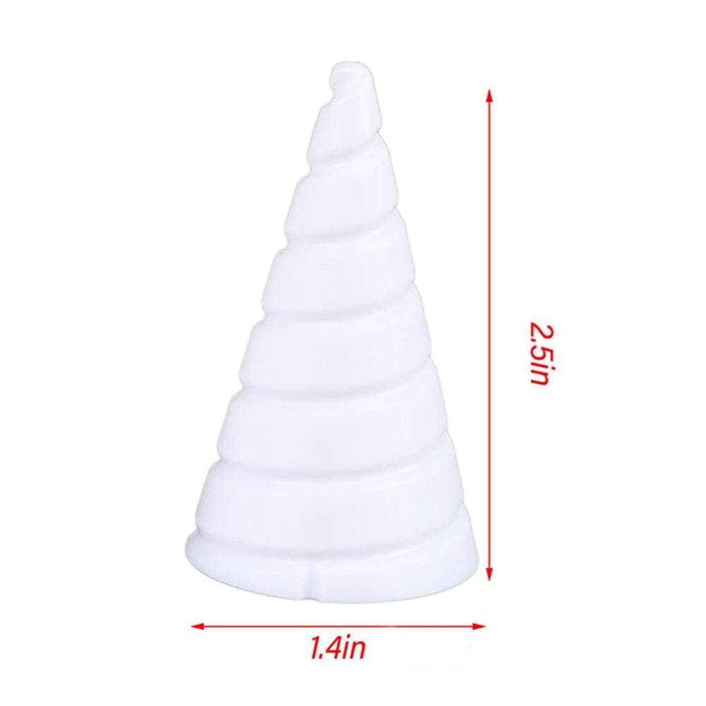 Fibonacci Coil Winding Jig for Electroculture Gardening Reusable Gardening Copper Wire Antenna Jig Small white