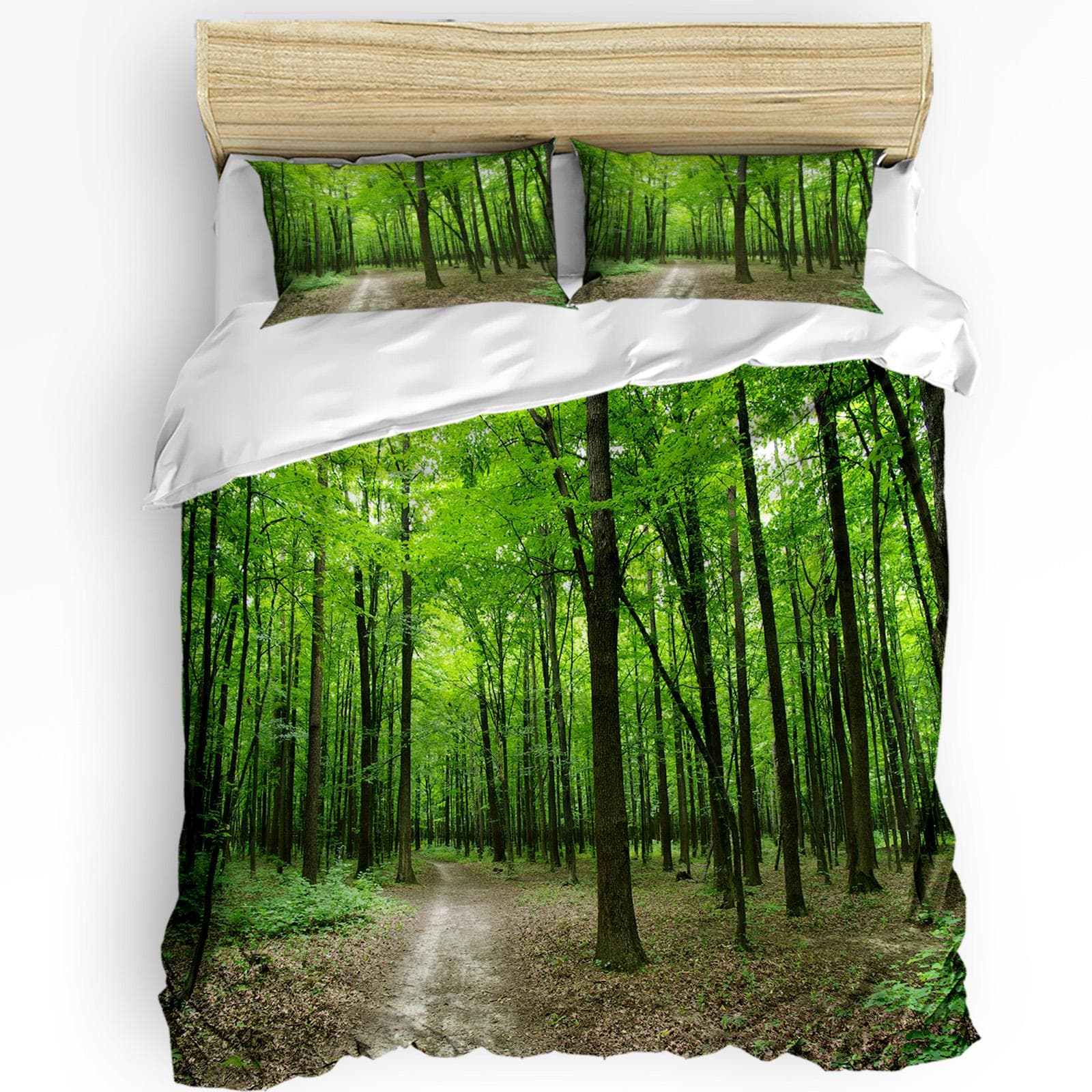 Nature Bedding Set For Bedroom Bed Home Birds Flying over Twiggy Tree Branches Stylish Au Duvet Cover Quilt Cover And Pillowcase EU single(135x200cm)