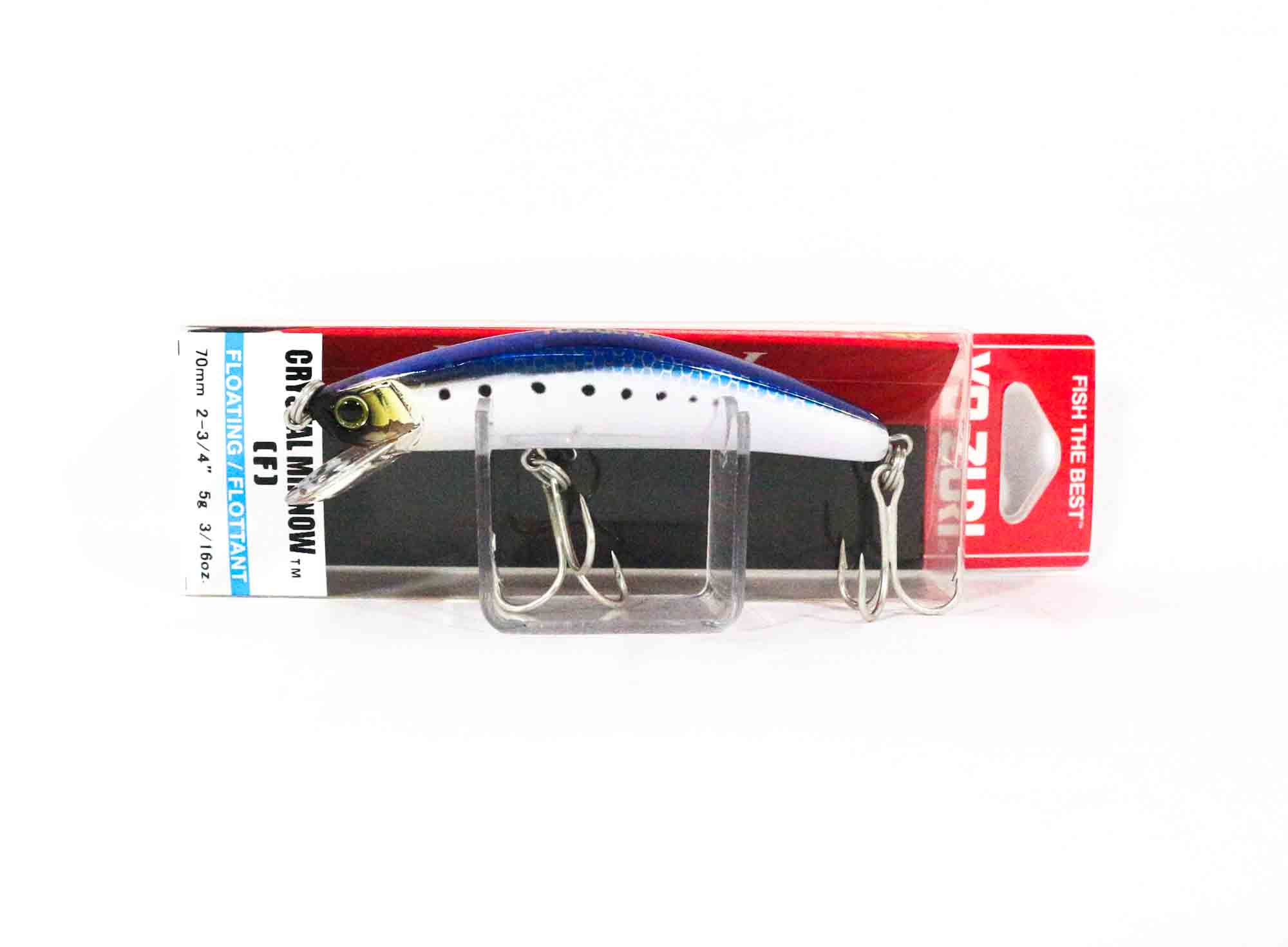 Yo Zuri Crystal Minnow 70 mm Floating Lure R1122-HIW (9791)