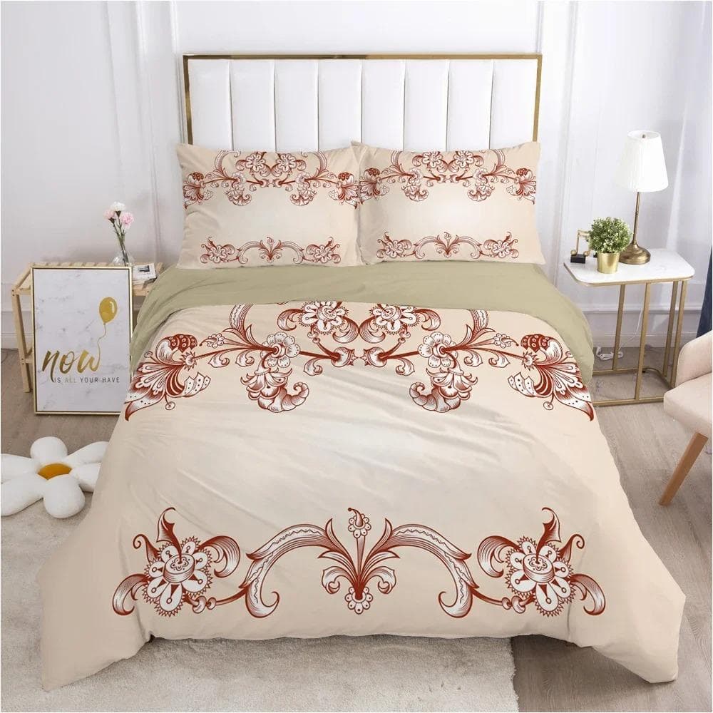 3D Printed Classic Duvet Cover Sets Flower Butterfly King Queen Full Twin Double Quilt Covers Pillowcases Bedding Set 70x133cm 2pcs