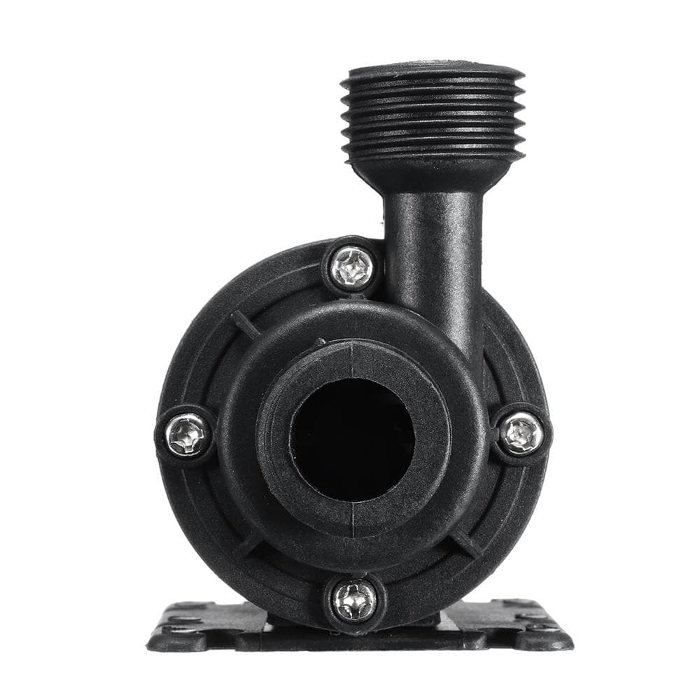 Ultra Quiet Mini DC 12V Lift 5M 800L/H Brushless Motor Submersible Water Pump black