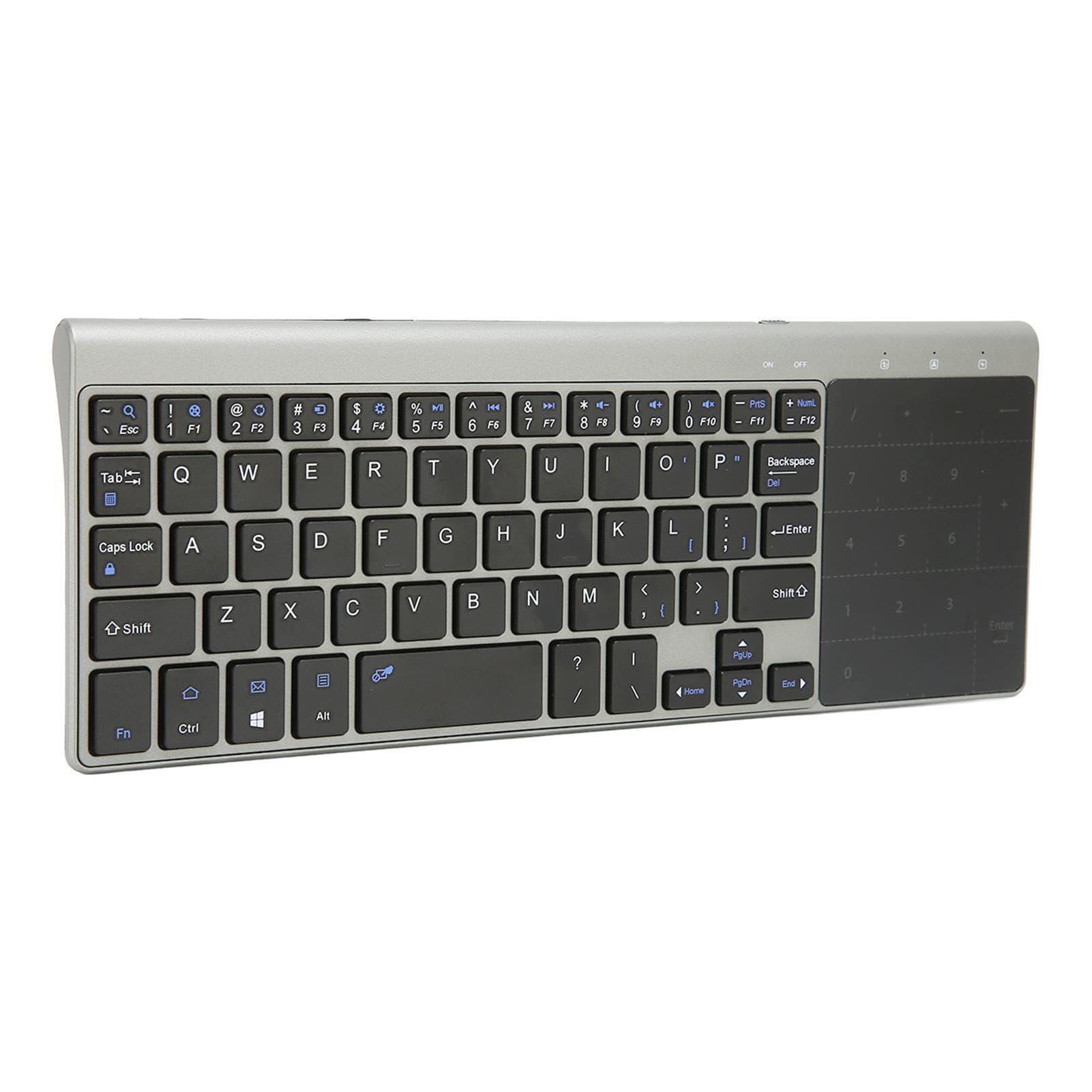 2.4G Wireless Keyboard Touchpad 2 in 1 Portable Wireless Keyboard with Sensitive Touchpad for IOS
